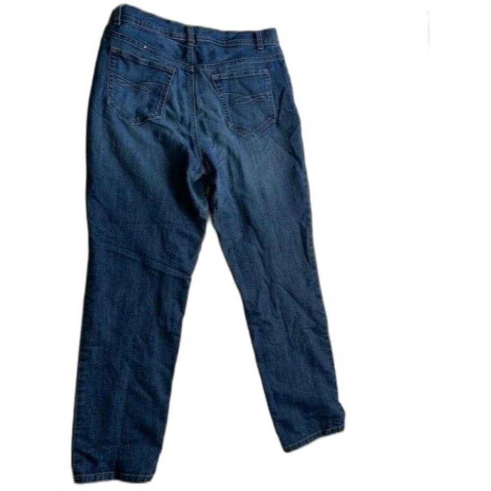 Style & Co Womens Slim Leg Jeans Size 12 Stretch Medium Wash High Rise
